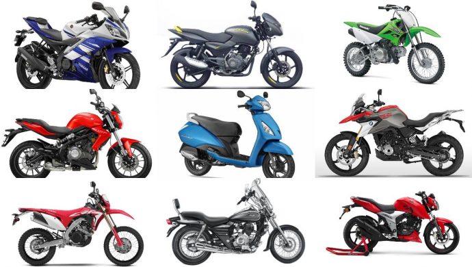 Different Motorcycles