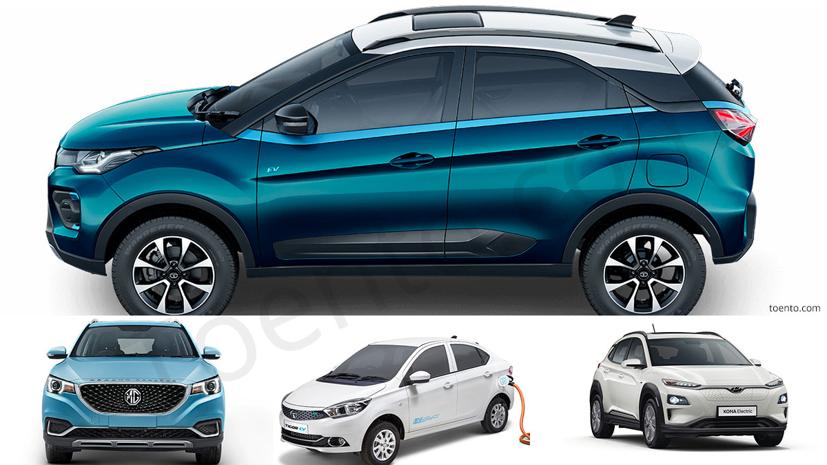 India Moving Towards EV; Top Electric Cars In India - Toento