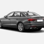 Rear Side View Of Audi A4 2021
